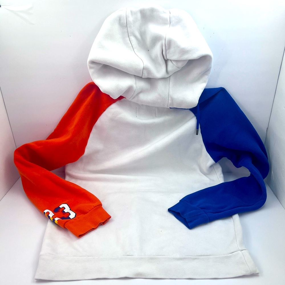 NIKE JORDAN AIR RIVALS MULTI COLOR PULLOVER/HOODIE,MENS (S), 80% COTTON 20% POLY - Picture 3 of 11